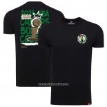 Camiseta Manga Corta Boston Celtics 2024 NBA Finals Champions Negro