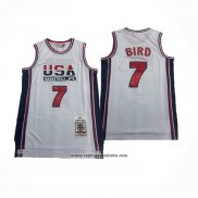 Camiseta USA 1992 Larry Bird #7 Blanco1