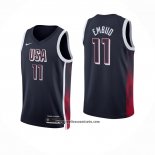 Camiseta USA 2024 Joel Embiid #11 Azul