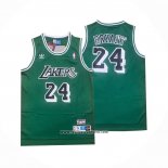 Camiseta Los Angeles Lakers Kobe Bryant #24 Retro Verde