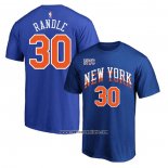 Camiseta Manga Corta New York Knicks Julius Randle Ciudad 2023-24 Azul