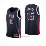 Camiseta USA 2024 Devin Booker #15 Azul