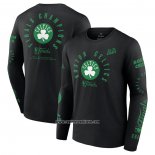 Camiseta Manga Larga Boston Celtics 2024 NBA Finals Champions Drive to the Hoop Negro