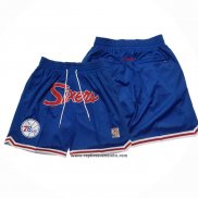 Pantalone Philadelphia 76ers Just Don Azul