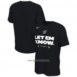 Camiseta Manga Corta Cleveland Cavaliers 2024 NBA Playoffs Mantra Negro