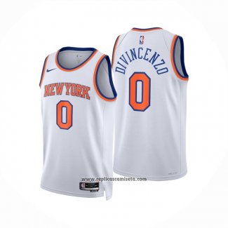 Camiseta New York Knicks Donte Divincenzo #0 Association Blanco