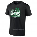 Camiseta Manga Corta Boston Celtics 2024 Eastern Conference Champions Layup Drill Negro