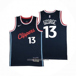 Camiseta Los Angeles Clippers Paul George #13 Icon 2024-25 Azul