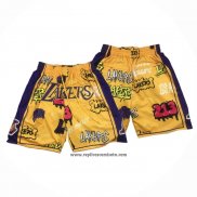 Pantalone Los Angeles Lakers Slap Sticker Just Don Amarillo