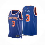 Camiseta New York Knicks Josh Hart #3 Icon Azul