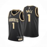 Camiseta Charlotte Hornets LaMelo Ball #1 Select Series Oro Negro
