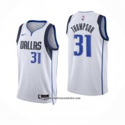 Camiseta Dallas Mavericks David Thompson #31 Association 2023-2024 Blanco