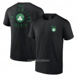 Camiseta Manga Corta Boston Celtics 2024 Eastern Conference Champions Perimeter Defense Negro
