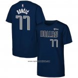Camiseta Manga Corta Dallas Mavericks Luka Doncic 2024 NBA Finals Azul