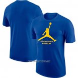 Camiseta Manga Corta Golden State Warriors Essential Jumpman Azul