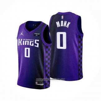 Camiseta Sacramento Kings Malik Monk #0 Statement 2023-24 Violeta