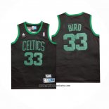 Camiseta Boston Celtics Larry Bird #33 Negro