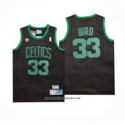 Camiseta Boston Celtics Larry Bird NO 33 Negro