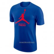 Camiseta Manga Corta Philadelphia 76ers Essential Jumpman Azul