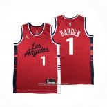 Camiseta Los Angeles Clippers James Harden #2 Statement 2024-25 Rojo