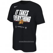 Camiseta Manga Corta Phoenix Suns 2024 NBA Playoffs Mantra Negro