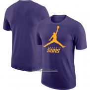 Camiseta Manga Corta Phoenix Suns Essential Jumpman Violeta