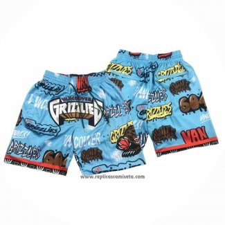 Pantalone Memphis Grizzlies Slap Sticker Just Don Azul