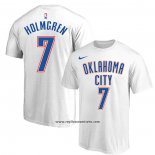 Camiseta Manga Corta Oklahoma City Thunder Chet Holmgren Blanco