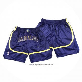 Pantalone Golden State Warriors Statement Just Don Azul